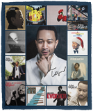 John Legend Blanket, John Legend Fleece, Sherpa Blanket For Fans VPM Cozy Plush Fleece Blanket - 50x60