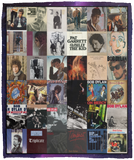 Bob Dylan Albums Quilt Fleece Sherpa Throw Blanket for Bedroom Living Room Sofa - VPM Cozy Plush Fleece Blanket - 50x60