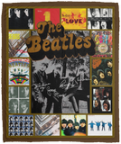 Best Of The Beatles Quilt Blanket Fleece Sherpa Throw Blanket - VPM Cozy Plush Fleece Blanket - 50x60