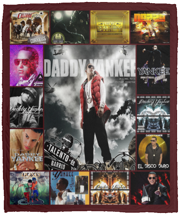 Daddy Yankee Blanket, Daddy Yankee Fleece, Sherpa Blanket For Fans VPM Cozy Plush Fleece Blanket - 50x60