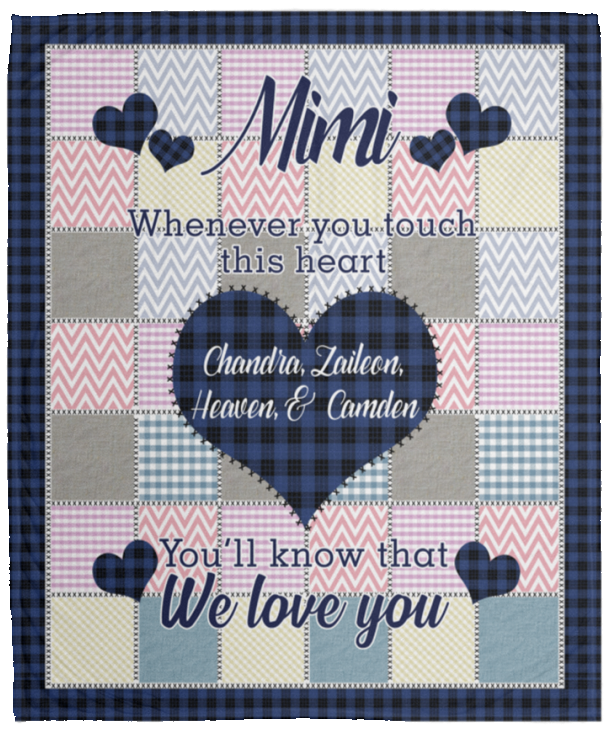 Chandra, Zaileon, Heaven, & Camden - VPM Cozy Plush Fleece Blanket - 50x60