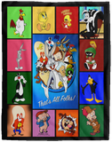 LOONEY TUNES Blanket Looney Tunes TV Series Quilt Fleece Sherpa Soft and Warm VPL Cozy Plush Fleece Blanket - 60x80