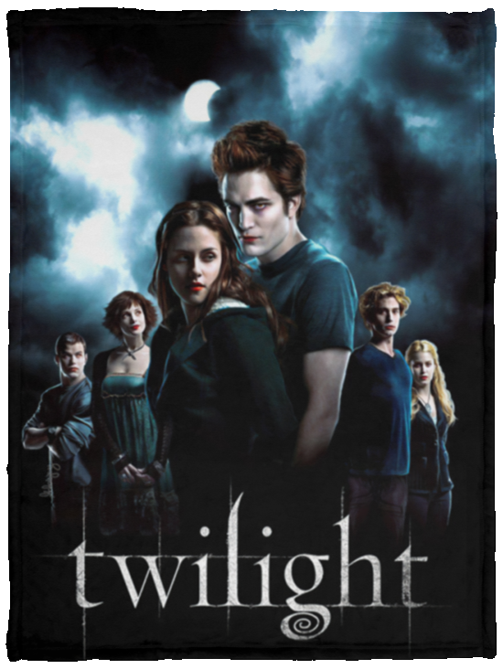 The Twilight Saga Sherpa Fleece Blanket, The Twilight Saga Blanket Gift Ideas VPS Cozy Plush Fleece Blanket - 30x40