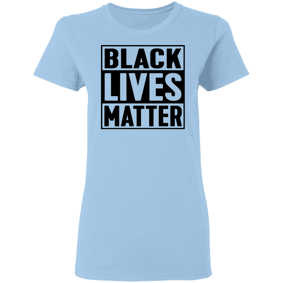 Black Lives Matter T-Shirt I Cant Breathe All Size (S-5XL) + Color  Black BLM Womens