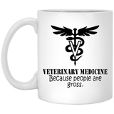 Jyotis - Veterinary Medicine. Because people are gross - 11 OZ Coffee Mugs - Funny Inspirational and sarcasm