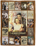 It’s a Wonderful Life 75th anniversary Fleece Blanket, Merry Christmas Quilt VPL Cozy Plush Fleece Blanket - 60x80