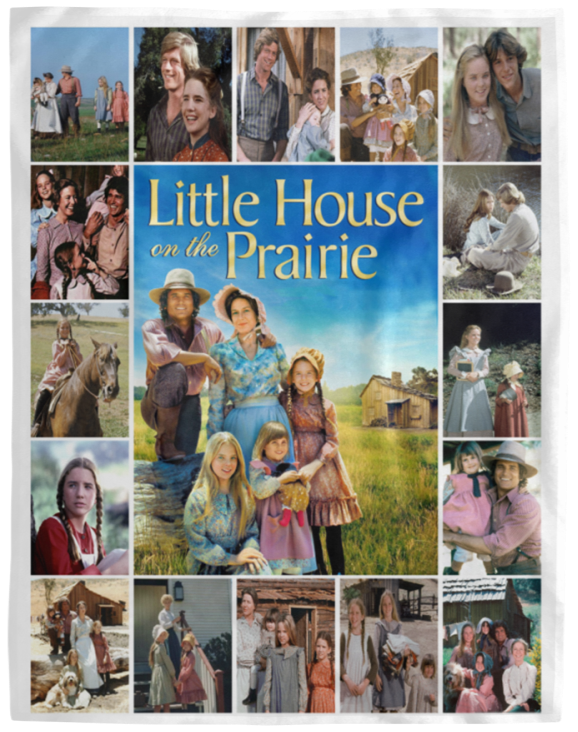 Little House on the Prairie Blanket, TV Series Quilt, Fleece, Sherpa Blanket - VPL Cozy Plush Fleece Blanket - 60x80