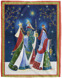 The Three Wise Men Blanket, The Three Wise Men Fleece, Sherpa Blanket - VPL Cozy Plush Fleece Blanket - 60x80
