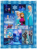 Frozen Fabric Blanket, Frozen Fabric Fleece, Sherpa Blanket - VPS Cozy Plush Fleece Blanket - 30x40