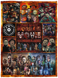 This is My Horror Movies Watching Blanket Horror Movie Characters Fleece Gift VPS Cozy Plush Fleece Blanket - 30x40