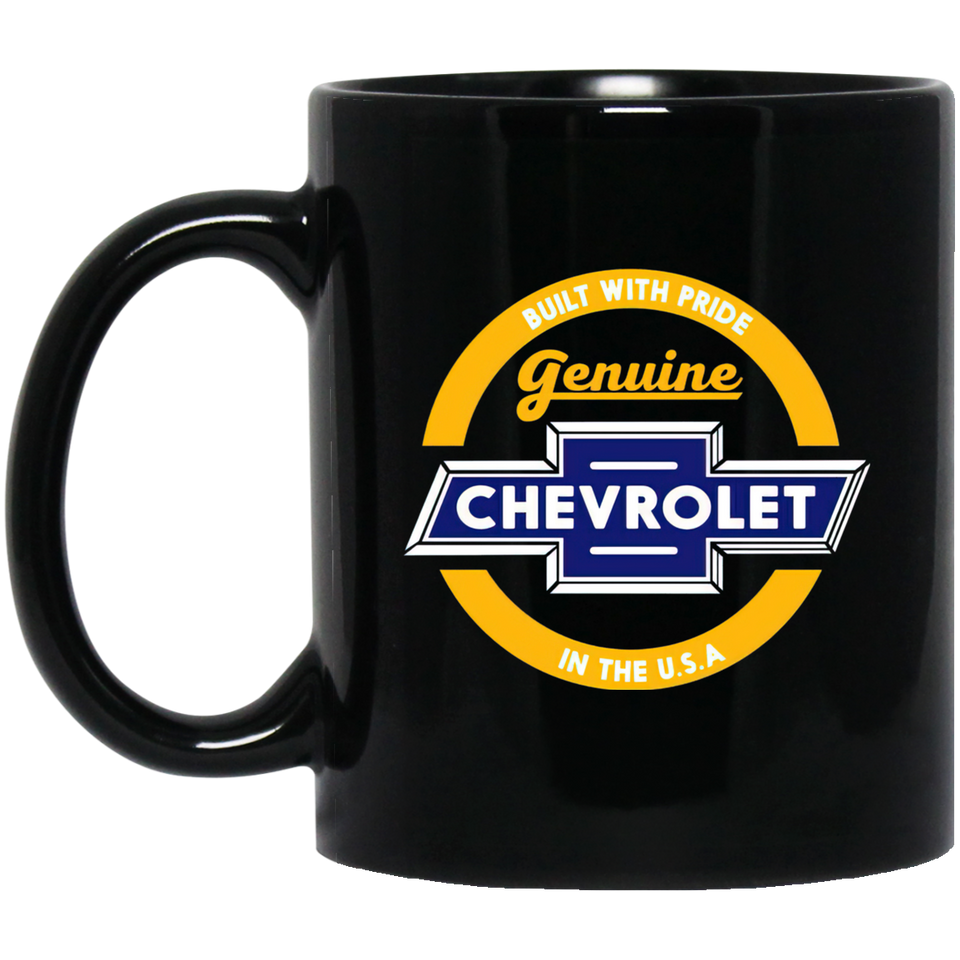 Chevrolet Mug Chevy, Automotive, Car Coffee Mug Funny Gift Black Mug Chevrolet 11oz