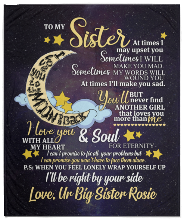 Ur Big Sister Rosie - VPM Cozy Plush Fleece Blanket - 50x60