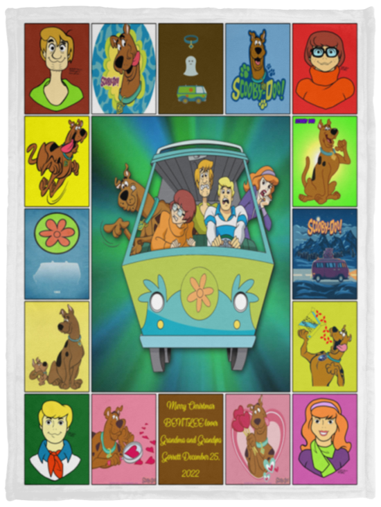 MERRY CHRISTMAS BENTLEE loves GRANDMA and GRANDPA GOSSETT DECEMBER 25 2022 - VPS Cozy Plush Fleece Blanket - 30x40