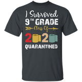 9th Grade Class of 2020 Quarantined Graduation I Survived 9th Grade Shirt