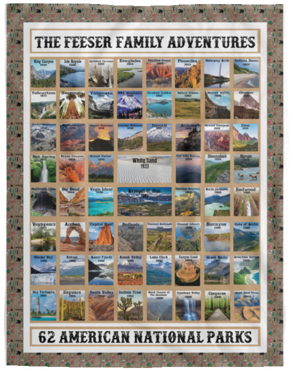 The Feeser Family Adventures - VPL Cozy Plush Fleece Blanket - 60x80
