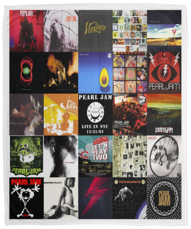 Pearl Jam For Fans Supersoft Blanket, Pearl Jam Fleece, Sherpa Blanket - VPM Cozy Plush Fleece Blanket - 50x60