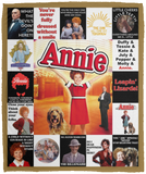 Annie Blanket, Annie 1982 Movie Broadway Fleece, Sherpa Blanket VPM Cozy Plush Fleece Blanket - 50x60
