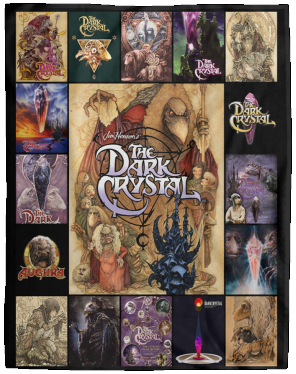 The Dark Crystal Blanket, The Dark Crystal 1982 Fleece, Sherpa Blanket VPL Cozy Plush Fleece Blanket - 60x80