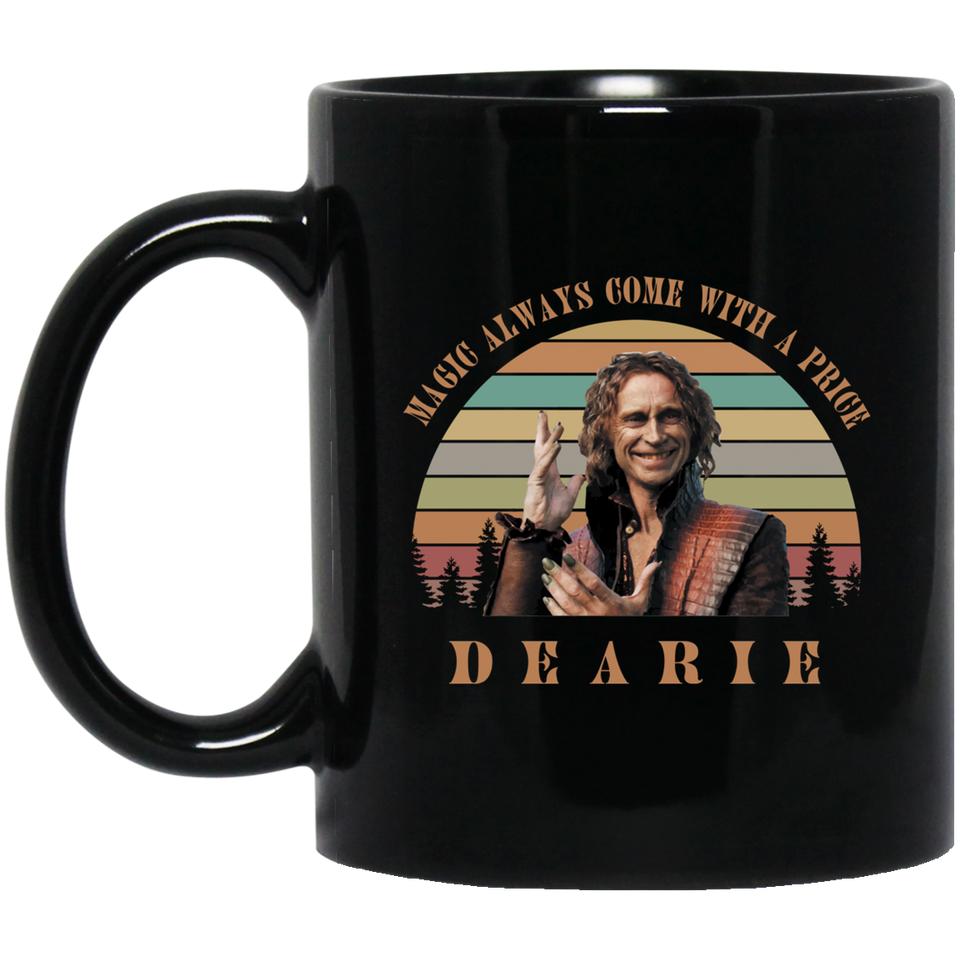 Magic Always Come with A Price Dearie Vintage Retro Coffee Mug 11oz, Mr. Gold Rumplestiltskin Once Upon A Time
