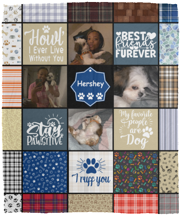 Hershey  - VPM Cozy Plush Fleece Blanket - 50x60