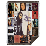 Aaliyah Albums Blanket Aaliyah For Fans Fleece Sherpa Fan Made  - WB68 Woven Blanket - 60x80