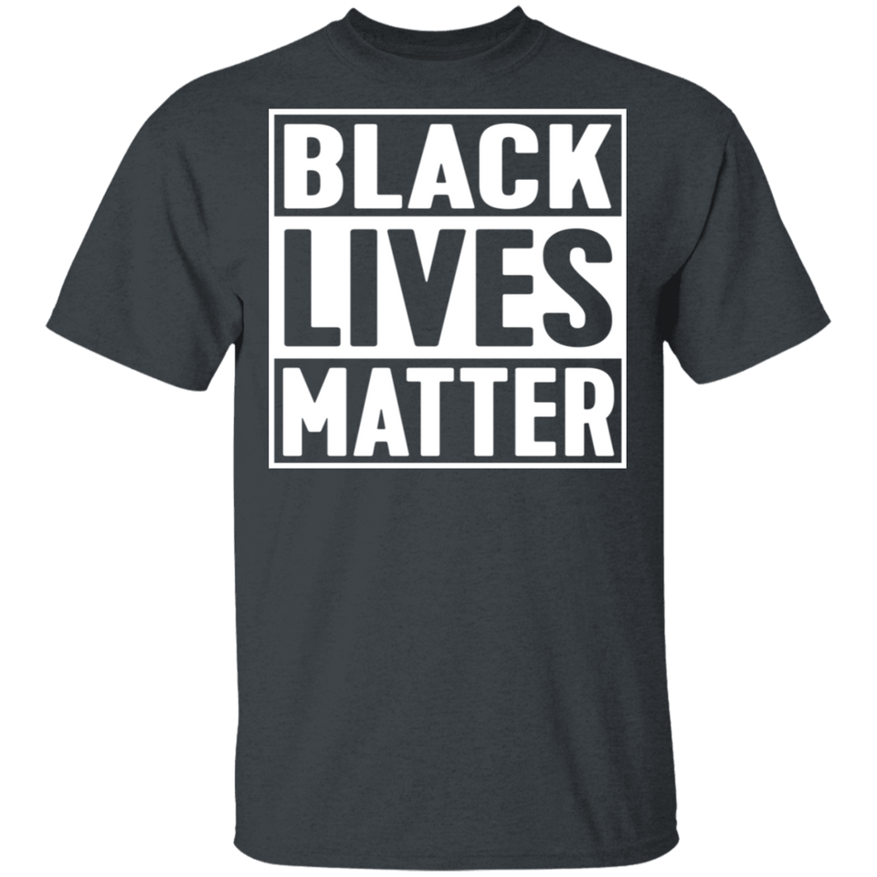 Black Lives Matter T-Shirt I Cant Breathe All Size (S-5XL) + Color White BLM - Mens