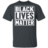 Black Lives Matter T-Shirt I Cant Breathe All Size (S-5XL) + Color White BLM - Mens