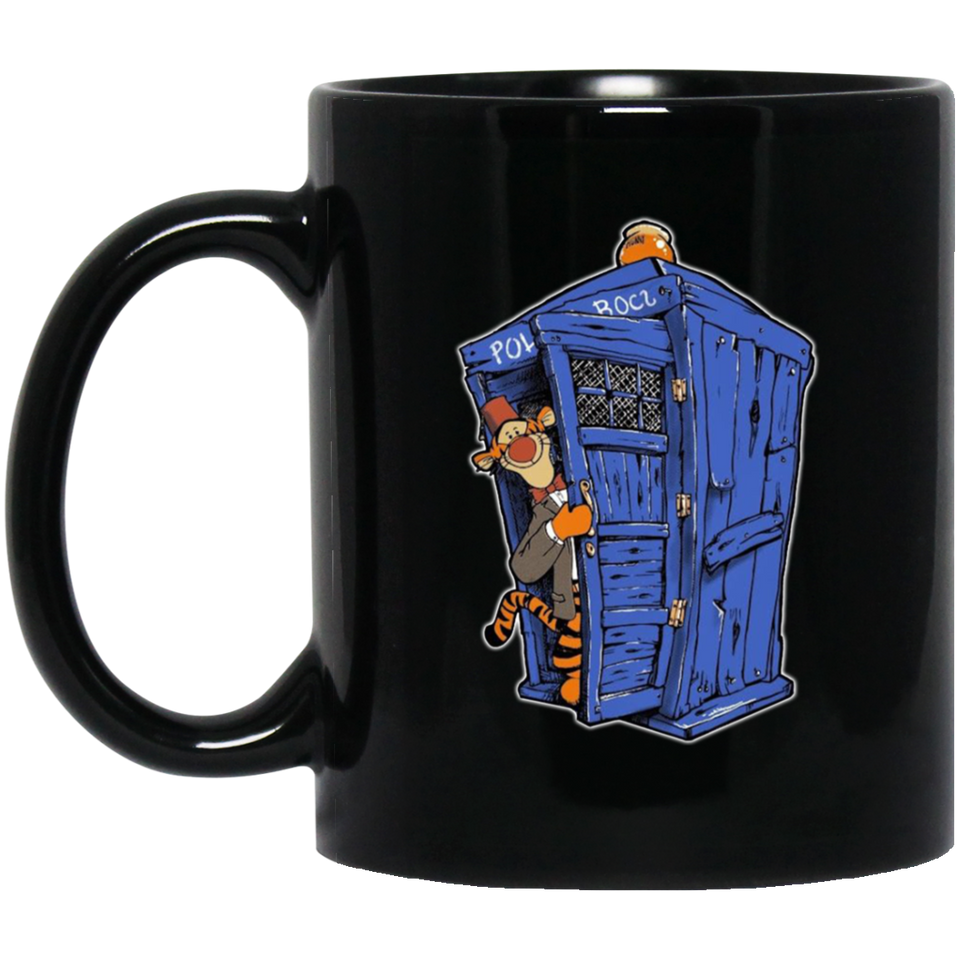 Tigger Doctor Who Coffee Mug 11oz, Tigger Doctor Coffee Mug, Tigger Doctor Mug, Tigger Doctor Who Mug Gift Ceramic Tea Cup