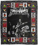 Metallica Blanket, Metallica Band Fleece, Sherpa Blanket For Fans VPM Cozy Plush Fleece Blanket - 50x60