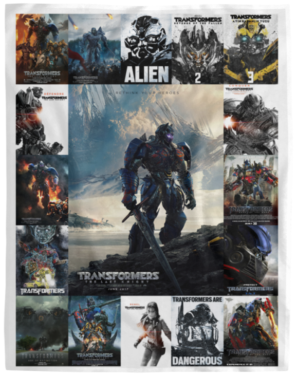 The Transformers Blanket, The Transformers 3D Fleece, Sherpa Blanket VPL Cozy Plush Fleece Blanket - 60x80
