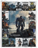 The Transformers Blanket, The Transformers 3D Fleece, Sherpa Blanket VPL Cozy Plush Fleece Blanket - 60x80