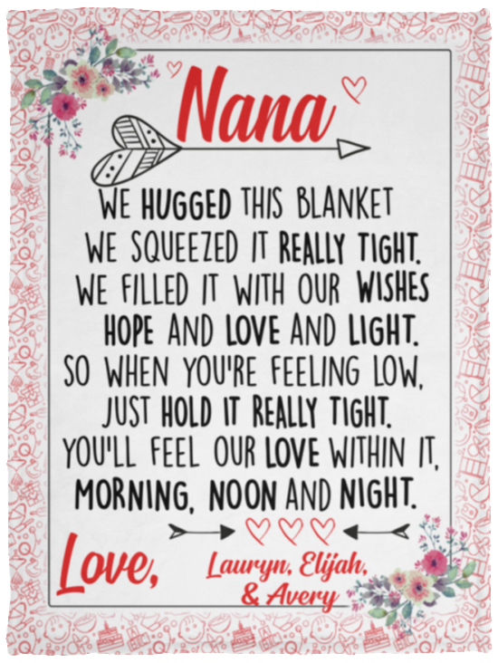 LAURYN,ELIJAH,&AVERY - VPS Cozy Plush Fleece Blanket - 30x40