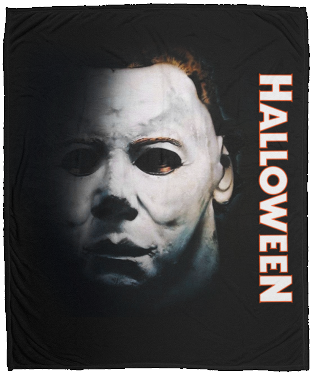 Halloween Michael Myers Ultra-Soft Warm Micro Fleece Throw Blanket Sherpa - VPM Cozy Plush Fleece Blanket - 50x60