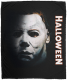 Halloween Michael Myers Ultra-Soft Warm Micro Fleece Throw Blanket Sherpa - VPM Cozy Plush Fleece Blanket - 50x60