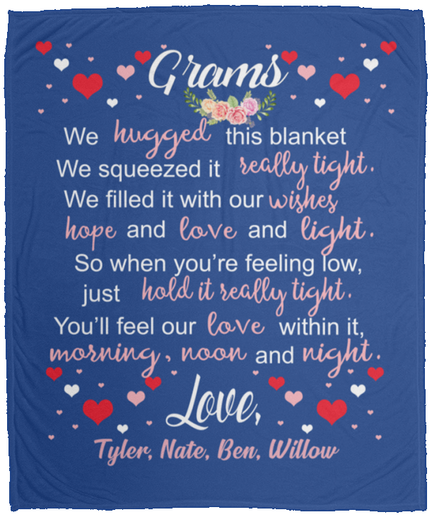 Tyler, Nate, Ben, Willow - VPM Cozy Plush Fleece Blanket - 50x60