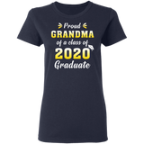 Proud Grandma of A Class of 2020 Graduate T-Shirt Senior 2020 Quarantined