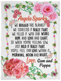Gam and Poppa - VPS Cozy Plush Fleece Blanket - 30x40
