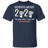 Seventh Grade The Year When Shit Got Real Quarantined Shirt Adult T-Shirt