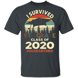 9th Grade Class of 2020 Quarantined Print T-Shirt Graduation Outfits Shirt