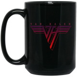 Van Halen Band Logo Mug Rock Coffee Mug Funny Gift Black Mug Van Halen 15oz