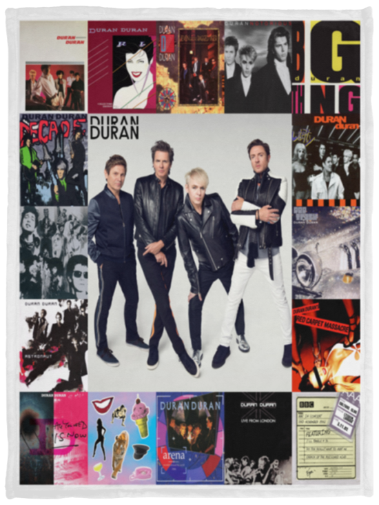 Duran Duran Blanket Duran Duran For Fan Fleece Sherpa Rock Band Throw VPS Cozy Plush Fleece Blanket - 30x40
