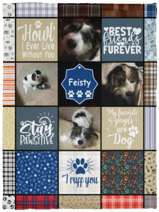 Feisty - VPS Cozy Plush Fleece Blanket - 30x40