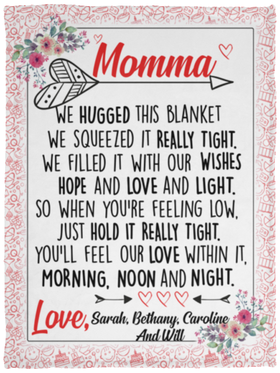 Sarah, Bethany, Caroline And Will - VPS Cozy Plush Fleece Blanket - 30x40