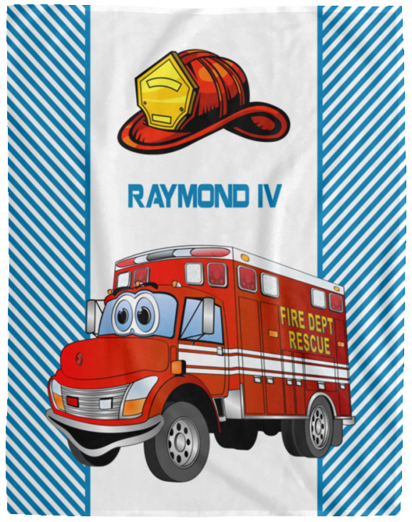 RAYMOND IV - VPL Cozy Plush Fleece Blanket - 60x80
