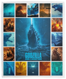 Godzilla Blanket, Godzilla King of the Monsters Fleece, Sherpa Blanket VPM Cozy Plush Fleece Blanket - 50x60