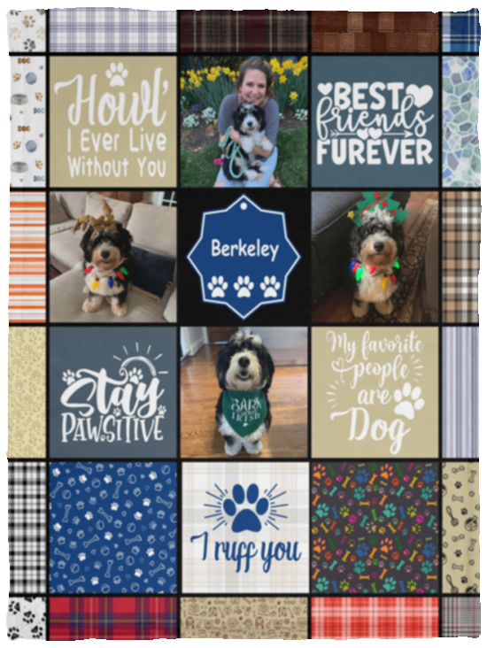 Berkeley  - VPS Cozy Plush Fleece Blanket - 30x40