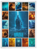 Godzilla Blanket Godzilla King of the Monsters Quilt Fleece Sherpa Blanket VPS Cozy Plush Fleece Blanket - 30x40