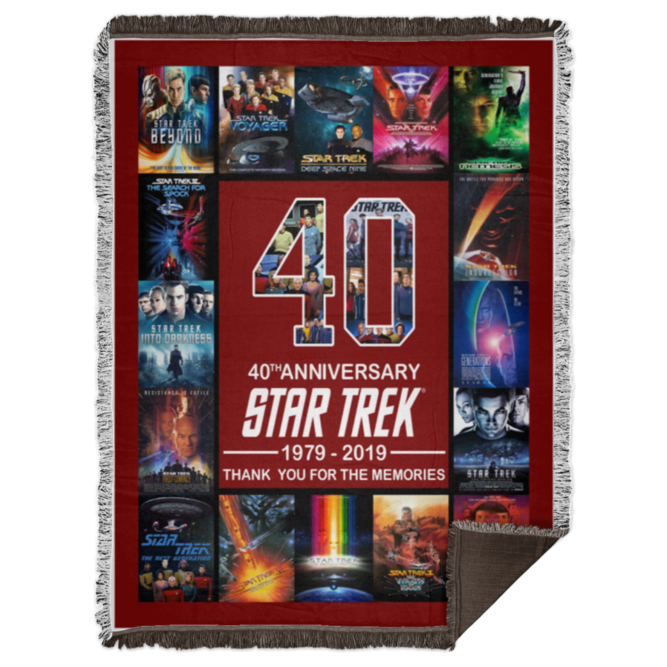 STAR TREK 3D Quilt Blanket Fleece Sherpa Throw Blanket Quilt - WB68 Woven Blanket - 60x80