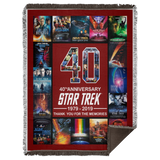 STAR TREK 3D Quilt Blanket Fleece Sherpa Throw Blanket Quilt - WB68 Woven Blanket - 60x80