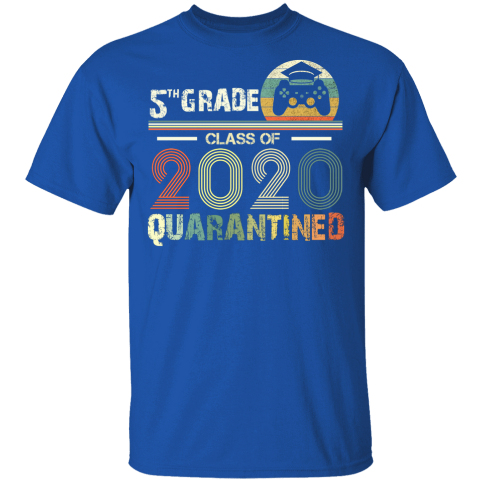 5th Grade Class of 2020 Quarantined T-Shirt Graduation Gifts T Shirt